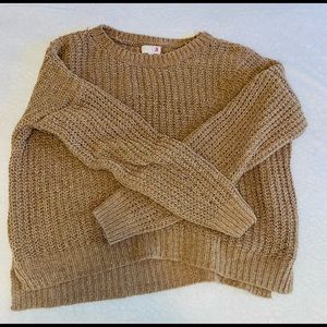 Oversized Crop Knit Sweater